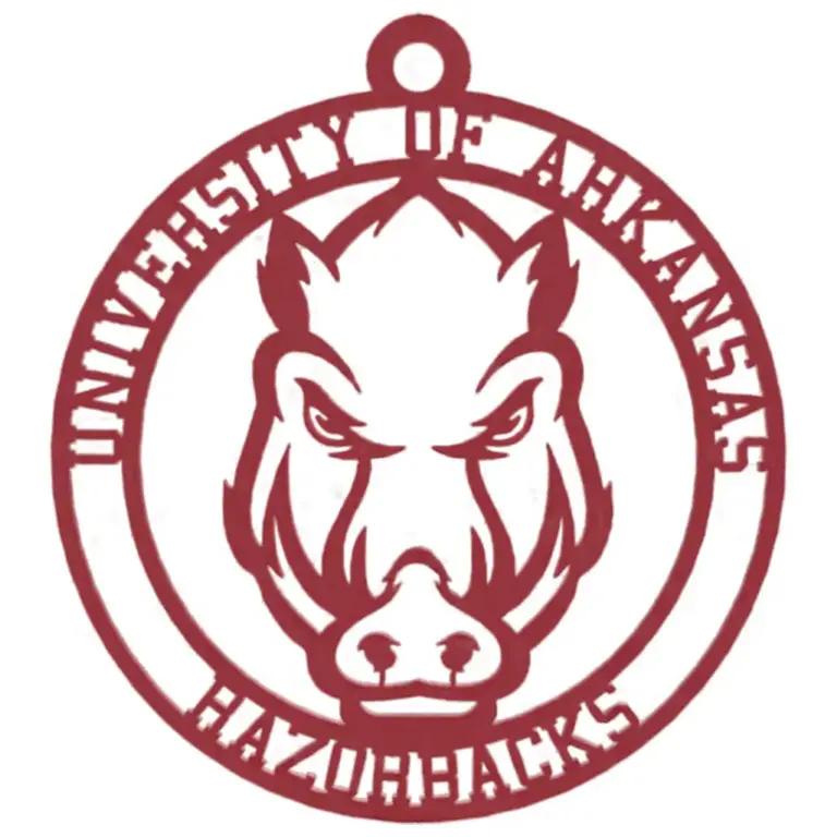 Arkansas christmas ornament