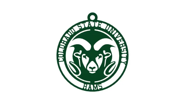 Colorado state christmas ornament