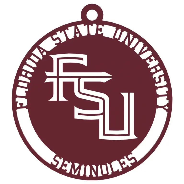 Florida state christmas ornament
