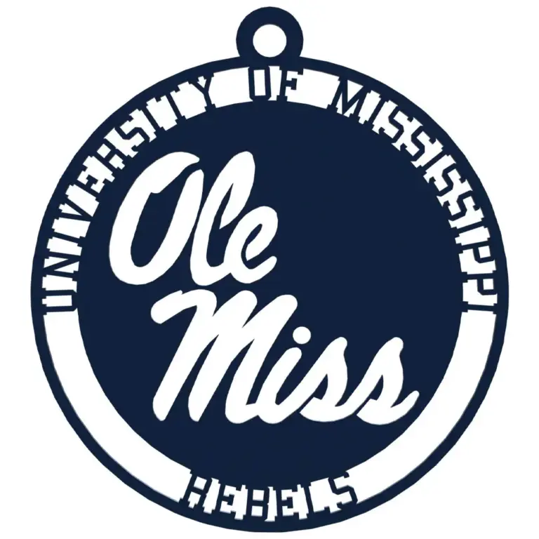 Mississippi christmas ornament