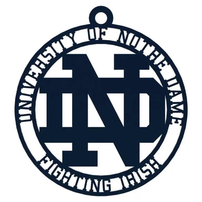 Notre dame christmas ornament