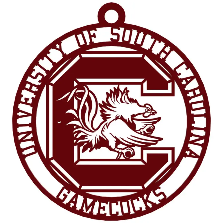 South carolina christmas ornament