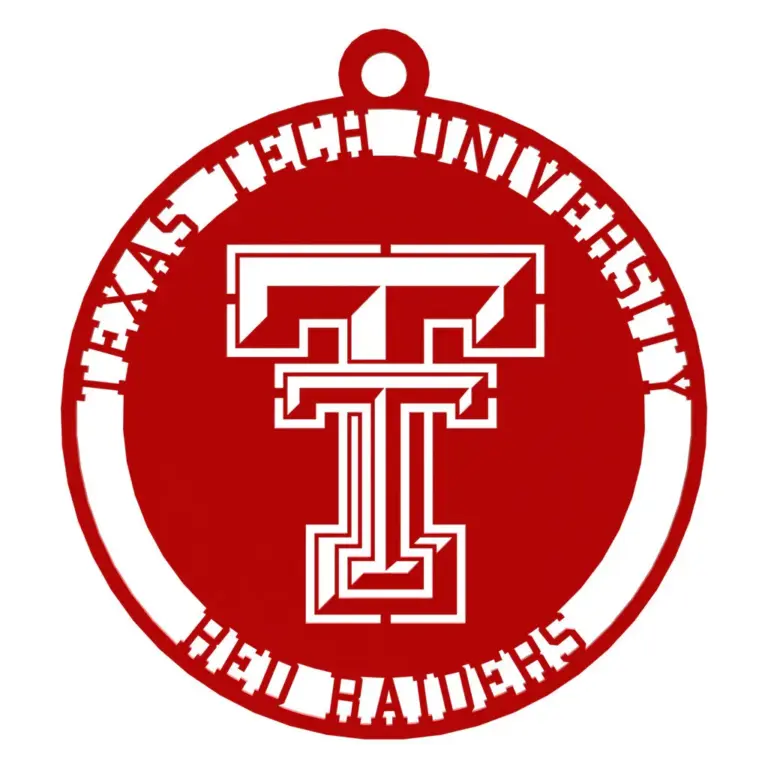 Texas tech christmas ornament