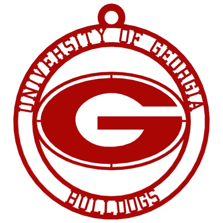 Georgia christmas ornament