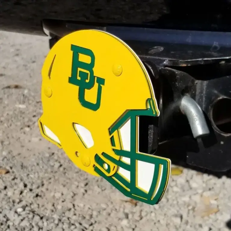 Baylor university hitch cover - helmet