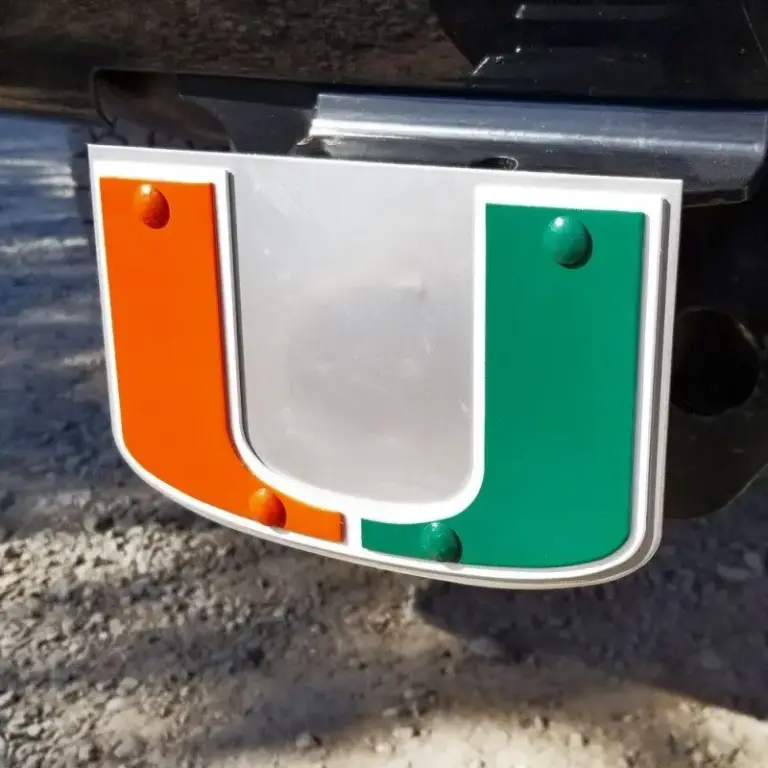 University of miami hitch cover - u - image 2