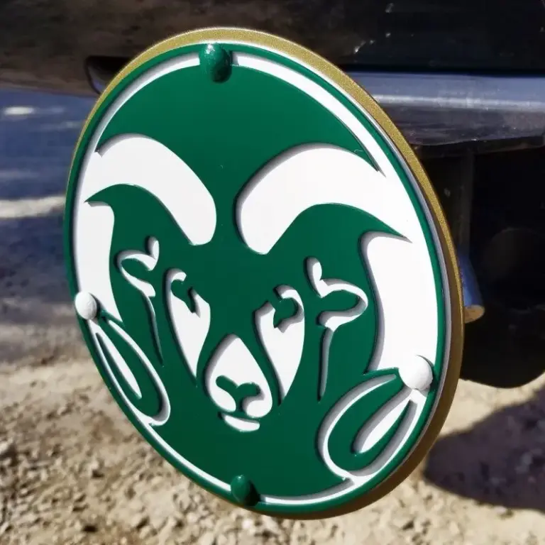 Colorado state university hitch cover - circle