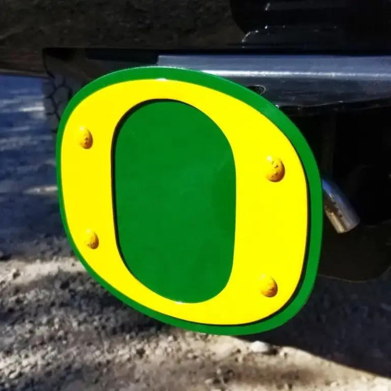 University of oregon hitch cover - o