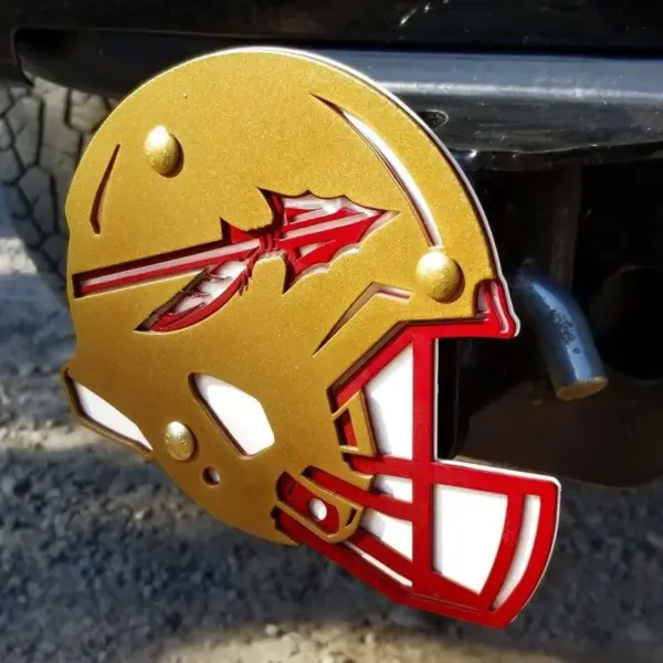 Florida state university hitch cover -helmet