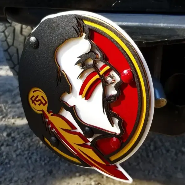 Florida state university hitch cover -seminole