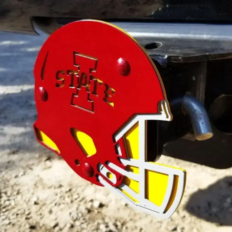 Iowa state university hitch cover - helmet - image 2