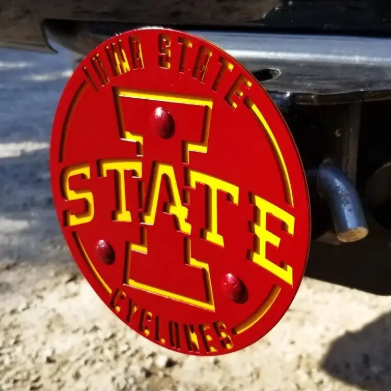 Iowa state university hitch cover - circle