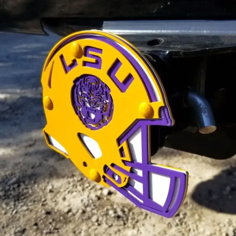 Louisiana state university hitch cover - helmet - image 2
