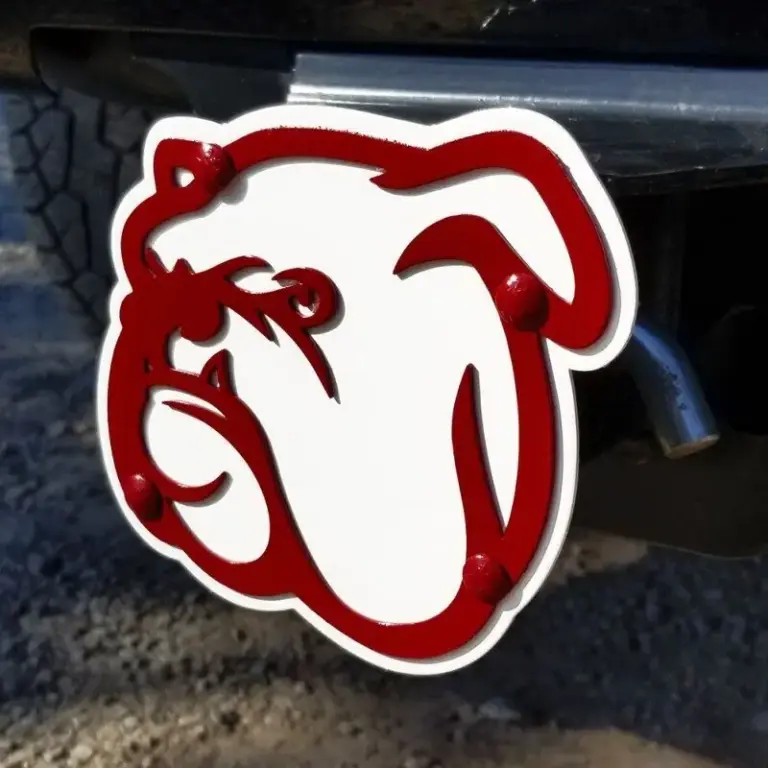 Mississippi state university hitch cover - bulldog - image 2