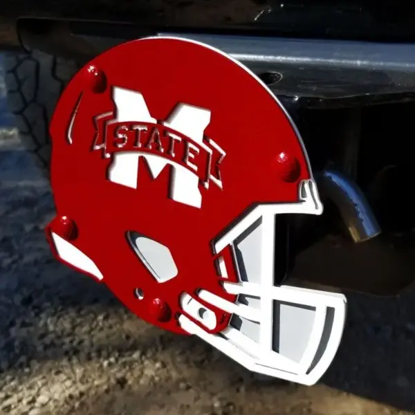 Mississippi state university hitch cover -helmet