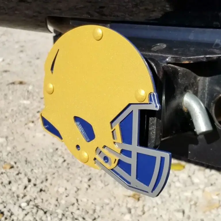 University of notre dame hitch cover - helmet