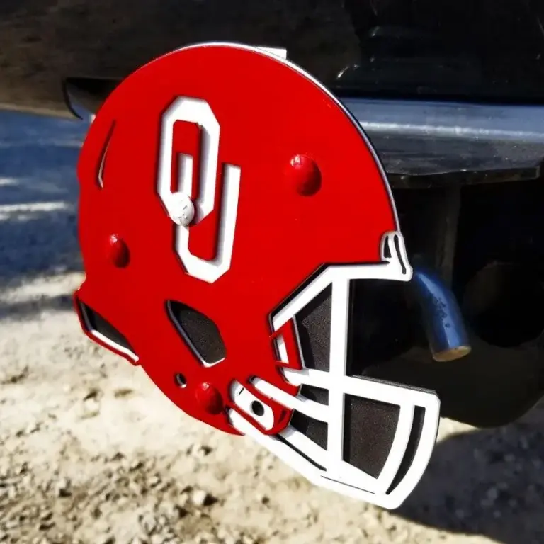 University of oklahoma hitch cover - helmet - image 2