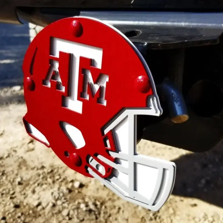 Texas a&m university hitch cover - helmet