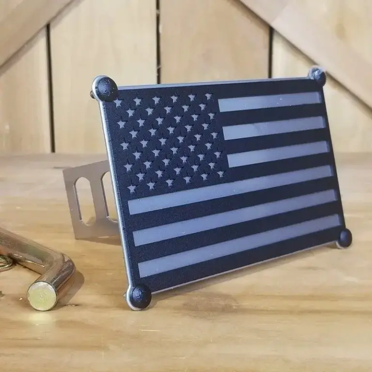 Usa black and chrome hitch