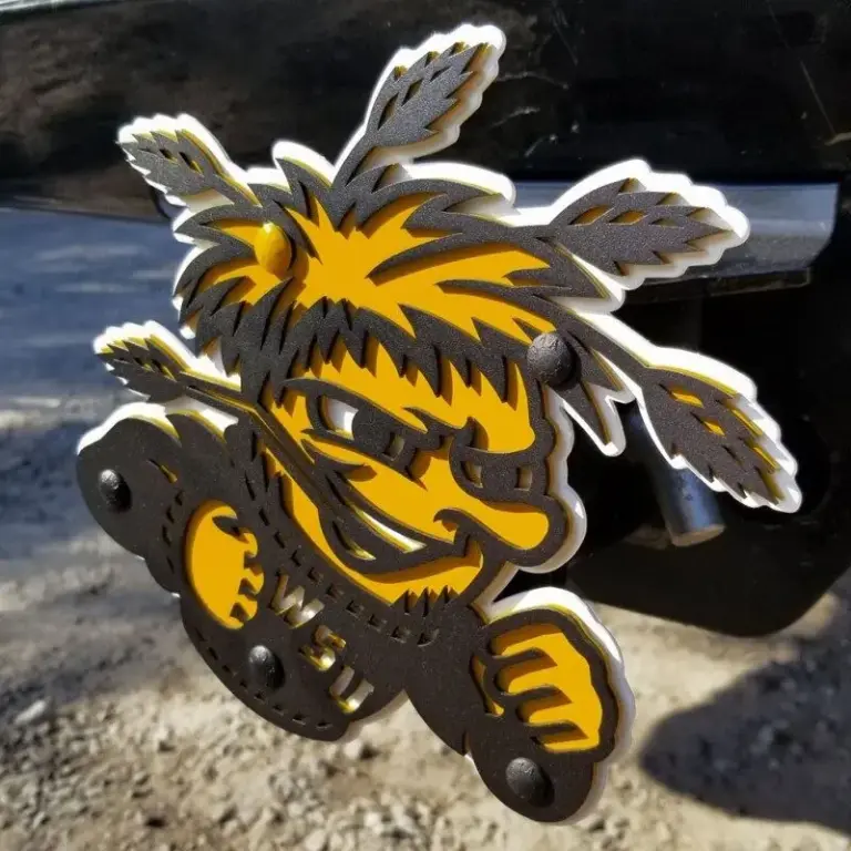 Witchita state university hitch cover -shock - image 2