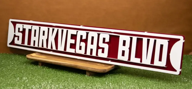 Mississippi state 3d street sign