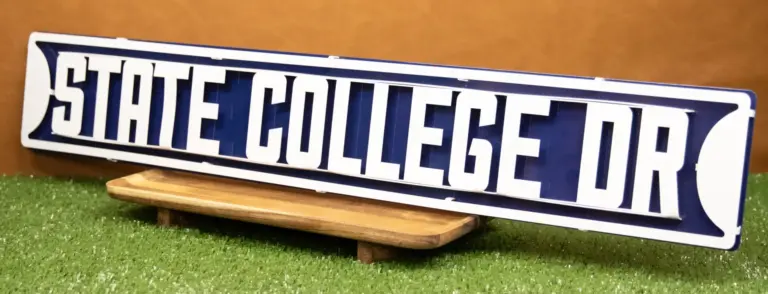 Penn state street sign