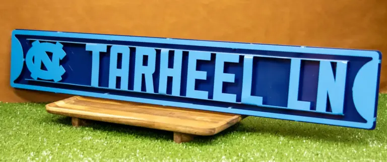 North carolina street sign