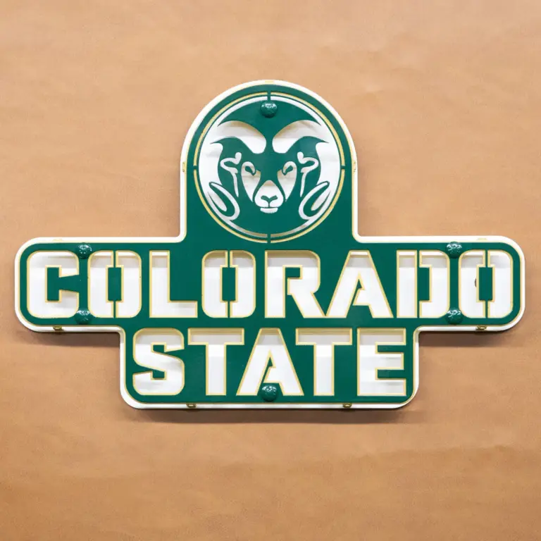 Colorado state 3d wall art
