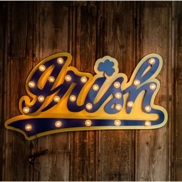 University of notre dame 3d lit sign- irish