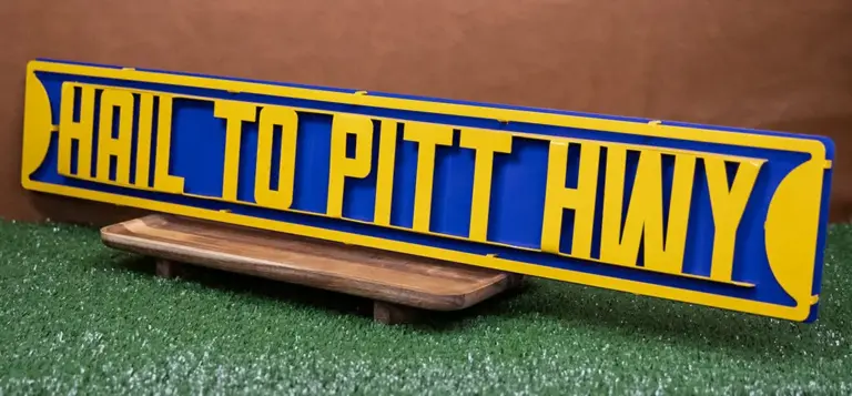 Pitt hail to pitt street sign