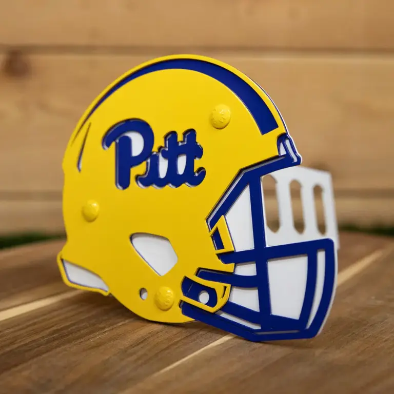 Pittsburg university hitch cover - helmet