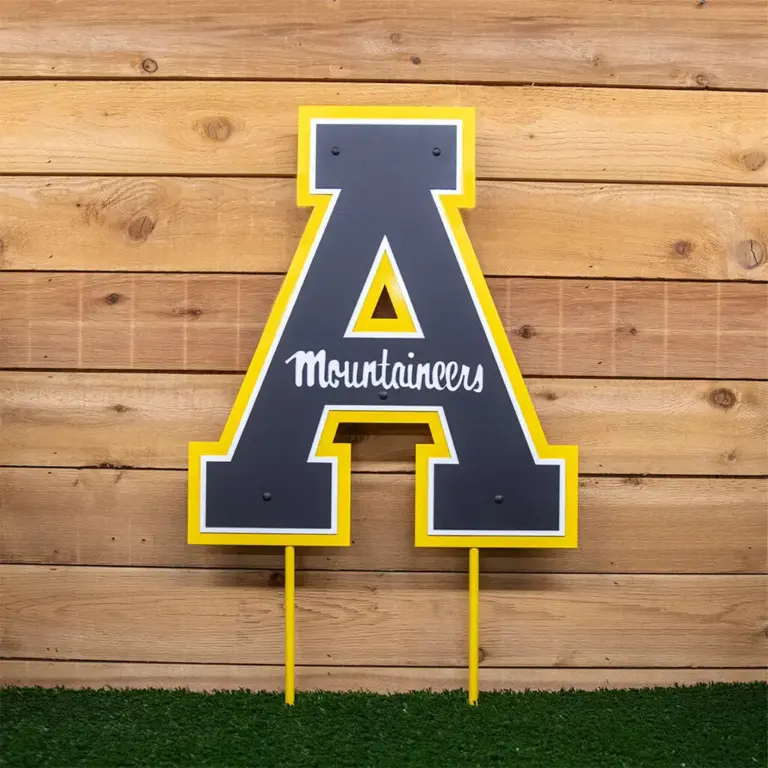 Appalachian state university yard sign 24" - a logo