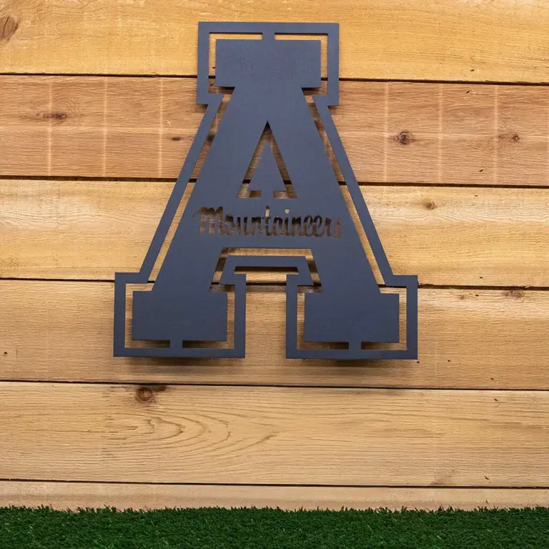 Appalachian state university wall art 12" - a