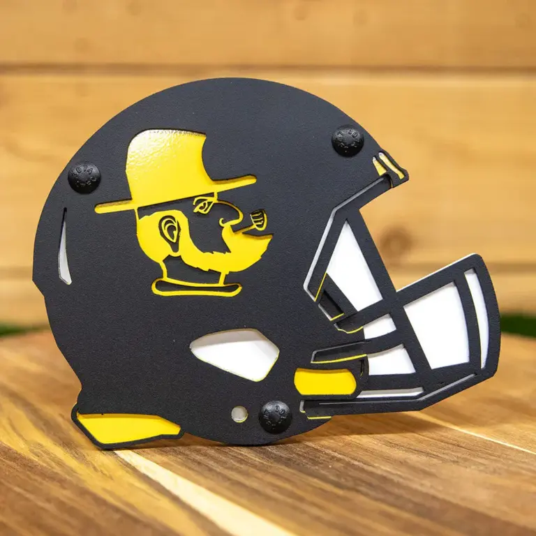 Appalachian state hitch cover- helmet