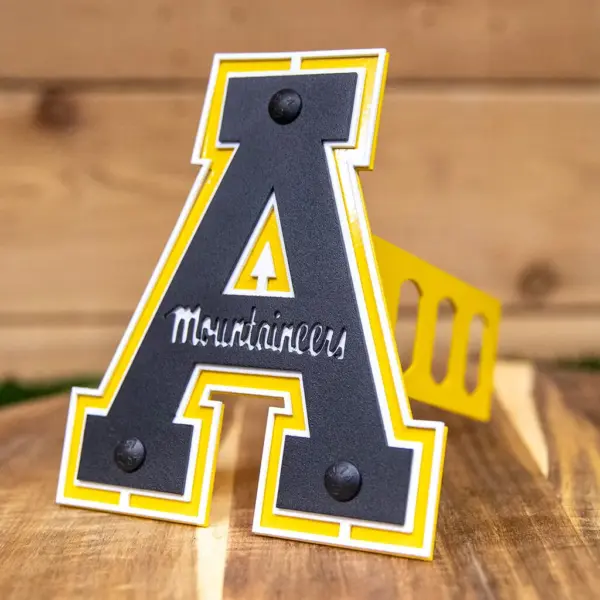Appalachian state hitch cover- block a