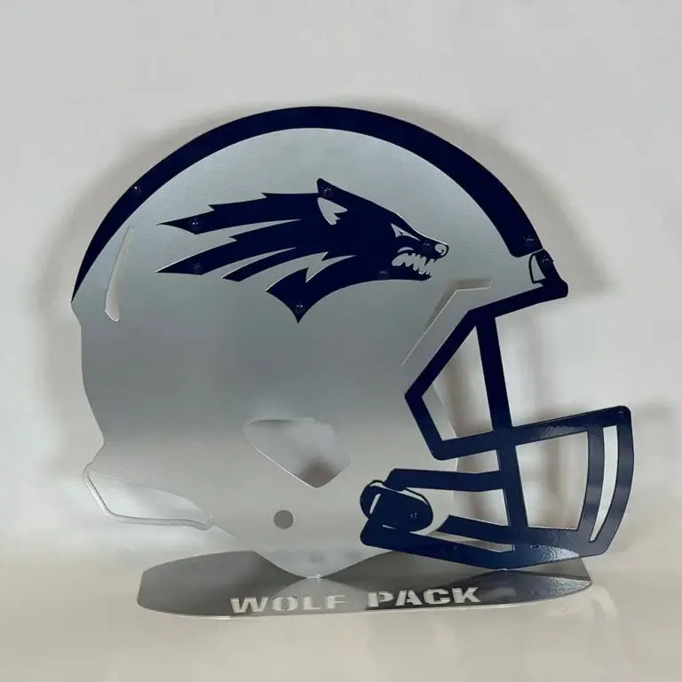 Nevada helmet on stakes