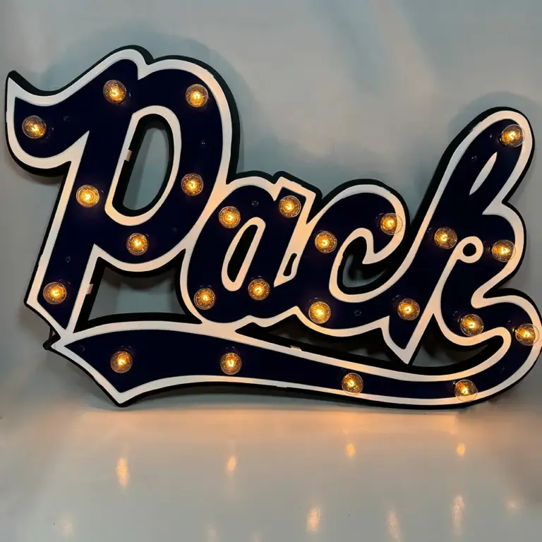 University of nevada 3d lit sign - wolfpack