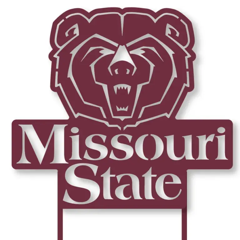 Missouri state 1 color yard art