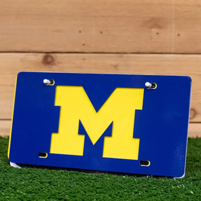 Michigan logo license plate