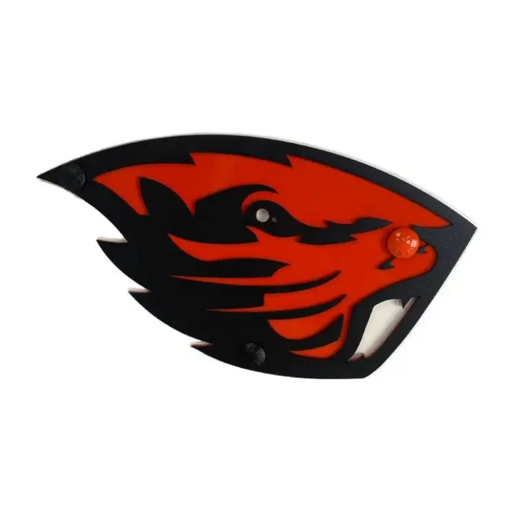 Oregon state university hitch cover - beaver