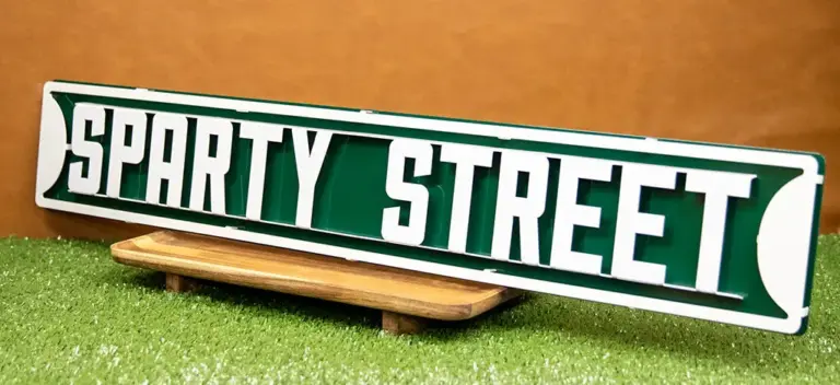 Sparty st. Street sign