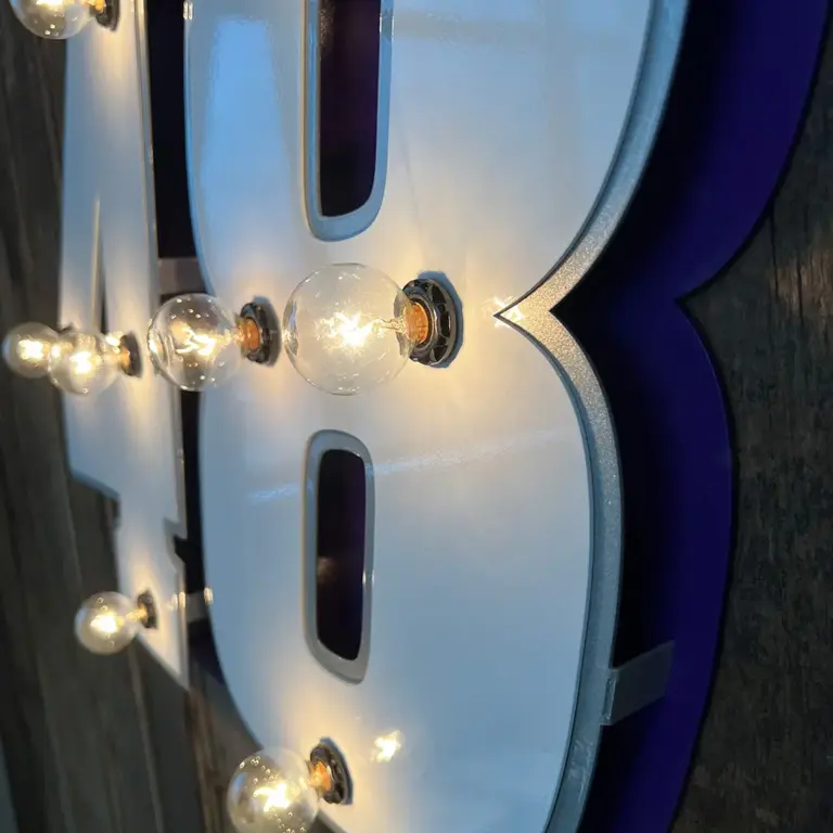 Alex Bowman #48 Small 3D Lit Sign - Gameday Ironworks Alex bowman #48 small 3d lit sign - image 2