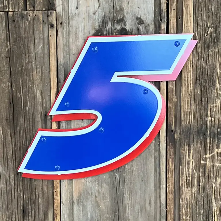Kyle Larson #5 3D Wall Art - Gameday Ironworks Kyle larson #5 3d wall art