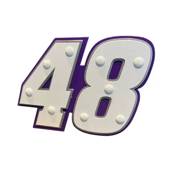 Alex Bowman #48 Hitch Cover - Gameday Ironworks Alex bowman #48 hitch cover