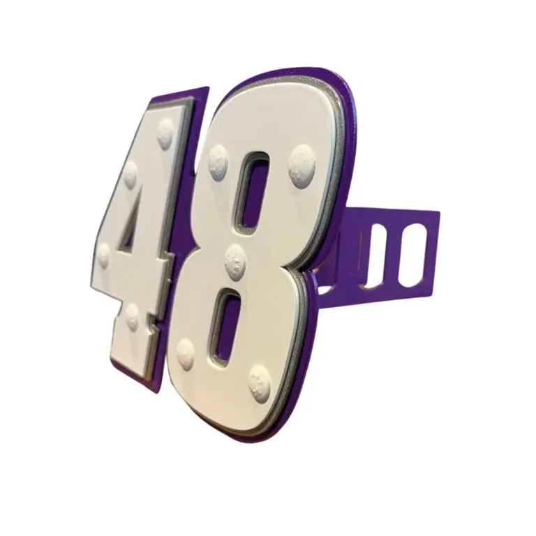 Alex Bowman #48 Hitch Cover - Gameday Ironworks Alex bowman #48 hitch cover - image 2