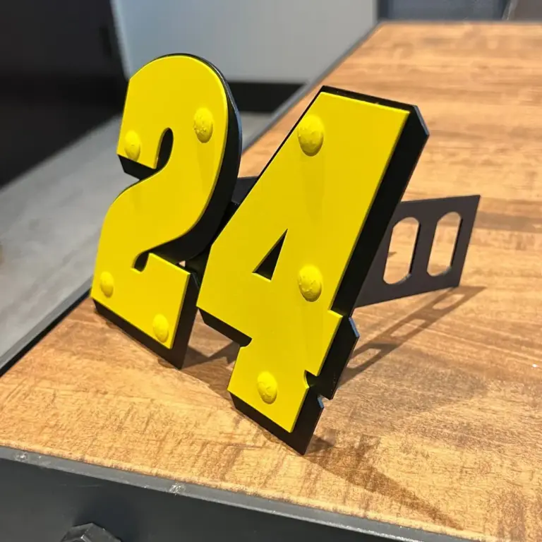 William Byron #24 Hitch Cover - Gameday Ironworks William byron #24 hitch cover - image 2