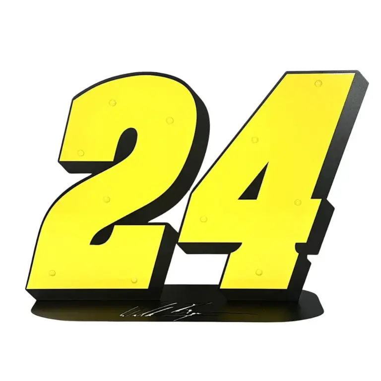 William Byron #24 2' Base Sign - Gameday Ironworks William byron #24 2' base sign