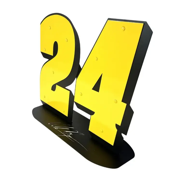 William Byron #24 2' Base Sign - Gameday Ironworks William byron #24 2' base sign - image 2