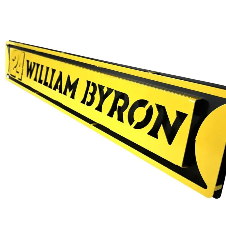 William Byron #24 Street Sign - Gameday Ironworks William byron #24 street sign - image 3