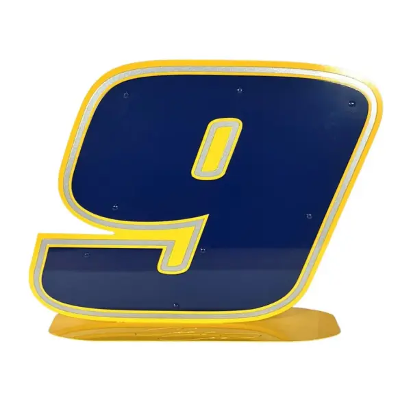 Chase Elliott #9 2' Base Sign - Gameday Ironworks Chase elliott #9 2' base sign